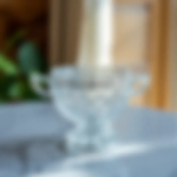 Elegant Paşabahçe Crystal Sugar Bowl Elegant Paşabahçe crystal sugar bowl showcasing intricate design