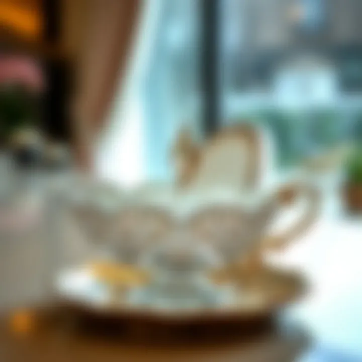 Stylish Paşabahçe Sugar Bowl in Modern Setting Stylish Paşabahçe sugar bowl in a modern dining setting