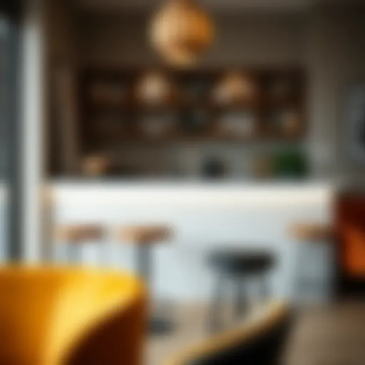 Chic bar stools showcasing various design styles