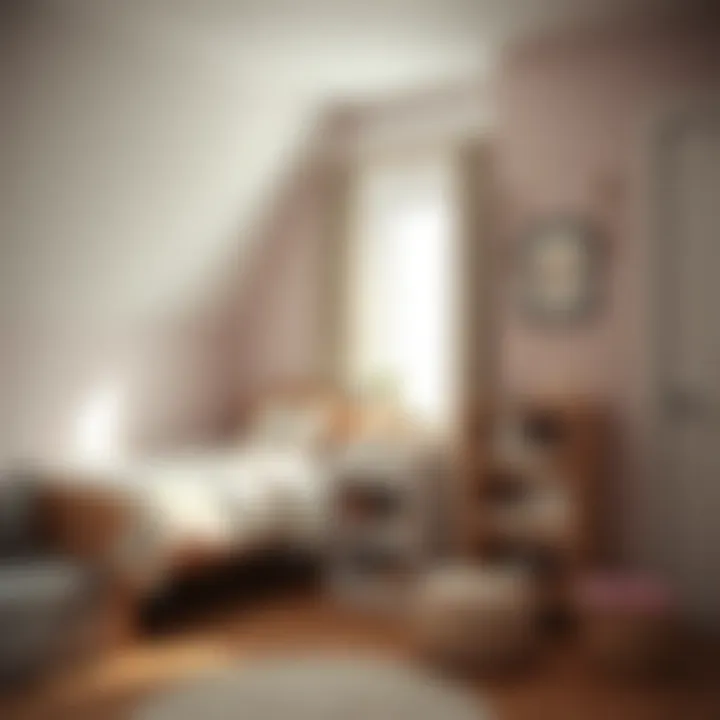 A cozy reading nook beside a Montessori twin bed