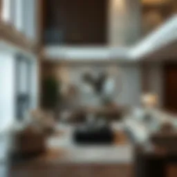 Elegant living room with modern decor