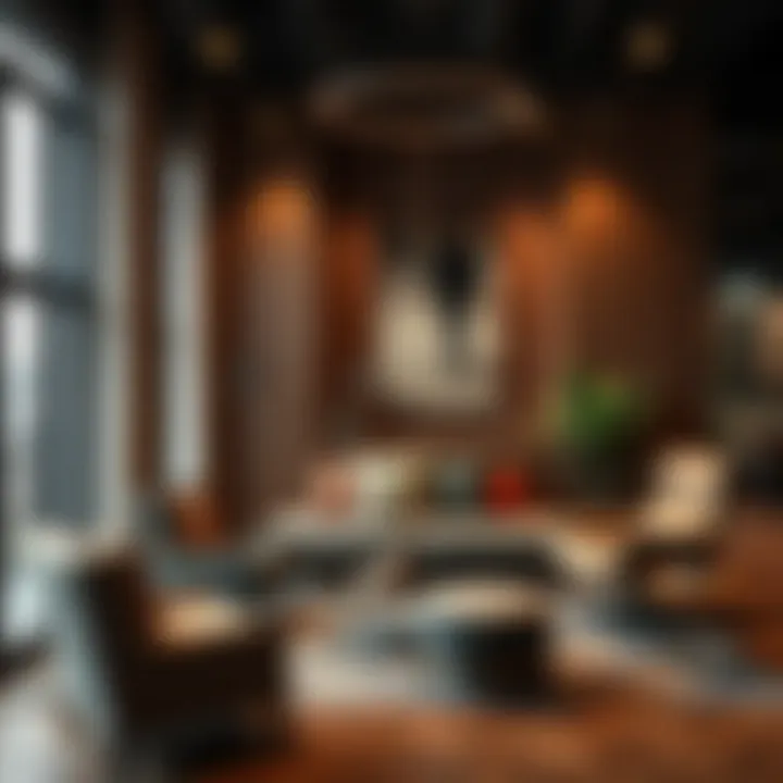 Comfortable seating enhancing aesthetic balance