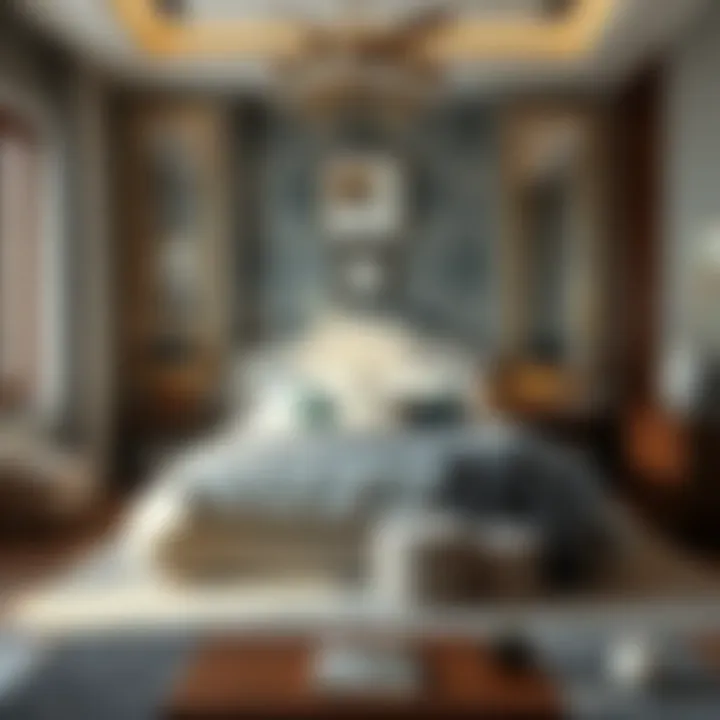 Charming Bedroom Design A cozy bedroom featuring modern decor and accessories