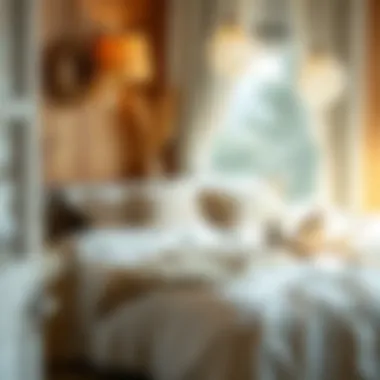 Cozy bedding arrangement highlighting seasonal comfort