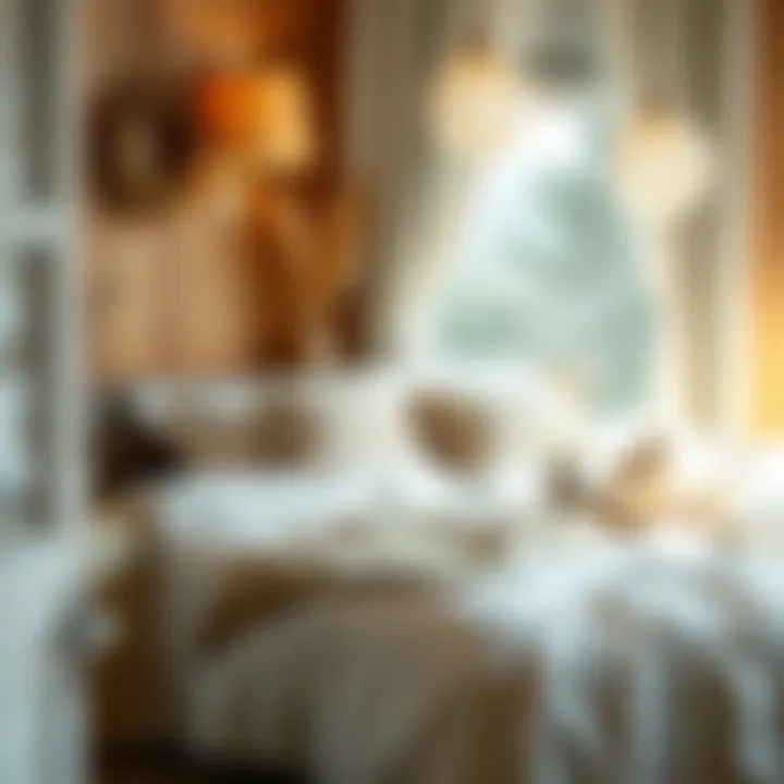 Cozy bedding arrangement highlighting seasonal comfort