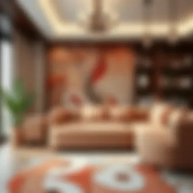 Artistic design patterns on furniture