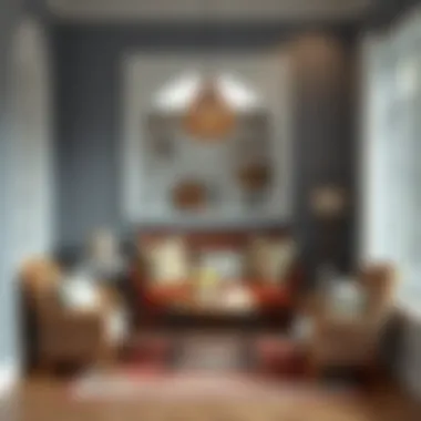 A serene reading nook styled with floral cushions