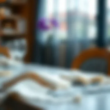 Care instructions for fabric napkins