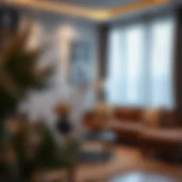 Delicate decorative items enhancing a cozy living room ambiance