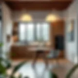 Modern Small Kitchen Table Design Stylish small kitchen table in a modern setting