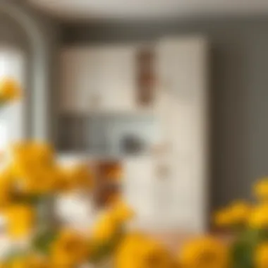 Versatile L kitchen cabinet with unique storage solutions