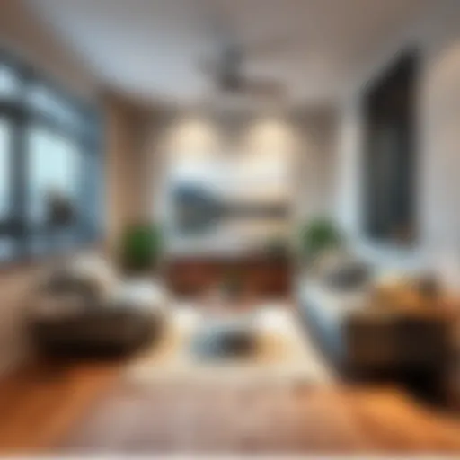 Innovative Small Living Room Design Cozy small living room with multifunctional furniture