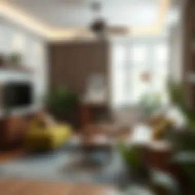 Creative layout for an intimate living room