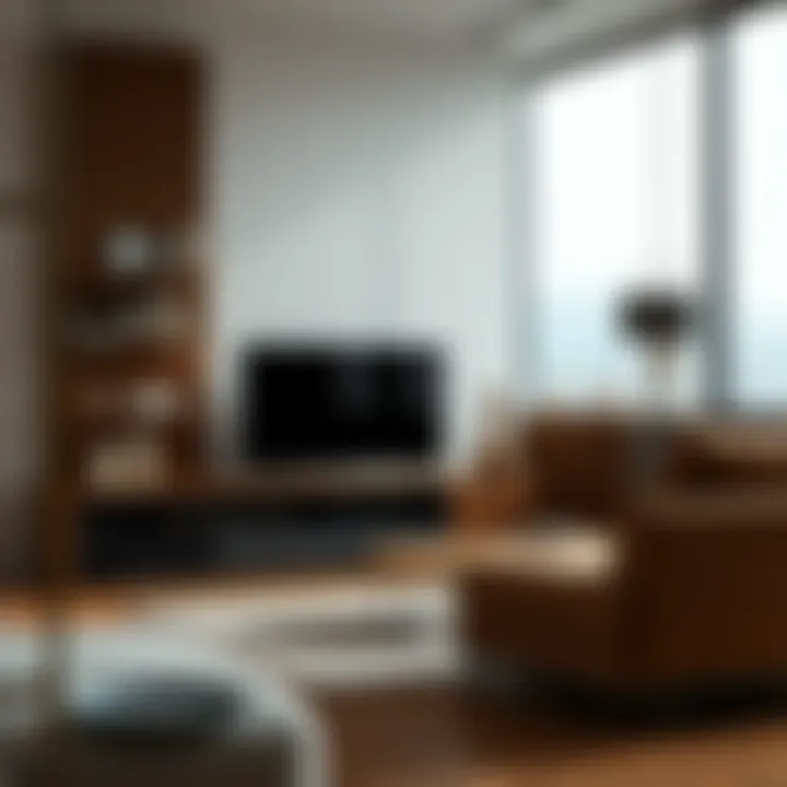 Compact TV unit ideal for small spaces