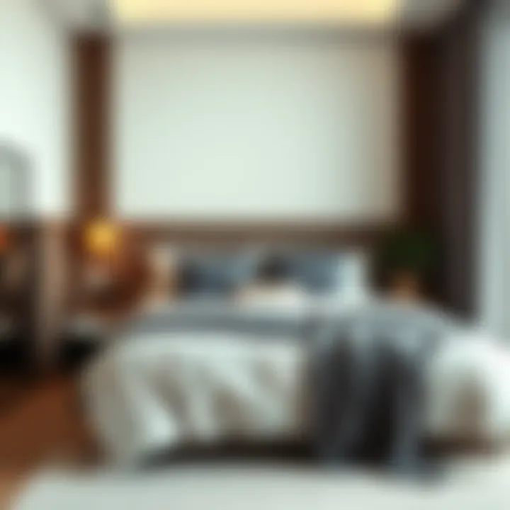 Aesthetic Appeal of a Double Bed in Modern Decor Stylish bedroom featuring a double bed