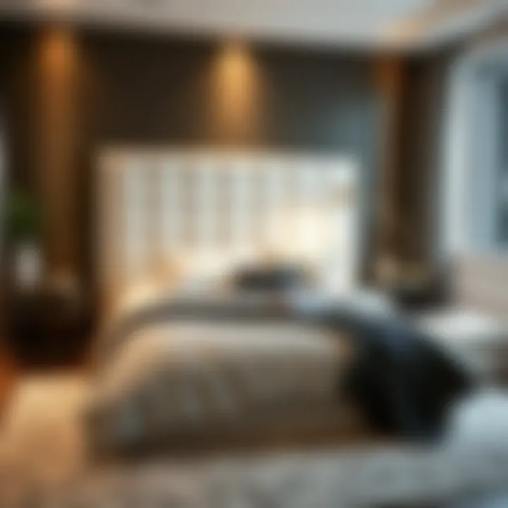 Stylish bedroom setup featuring affordable bedcovers