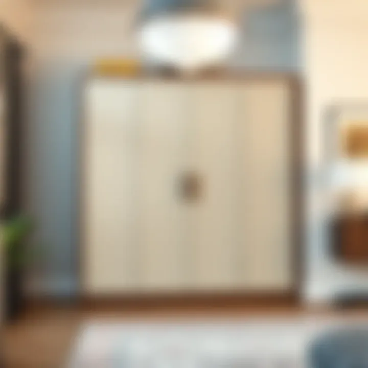 Premium Materials for Lasting Quality Stylish four-door wardrobe made from high-quality materials