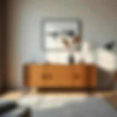 Functional Three-Door Console Blending Aesthetics and Utility Functional three-door console blending aesthetics and utility