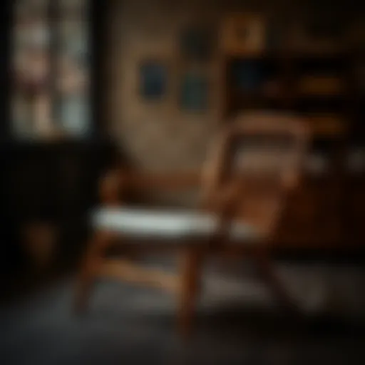 Craftsmanship of Tik Chairs Elegant tik chair design showcasing craftsmanship