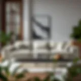 Stylish Triple Sofa Design Elegant triple sofa in a modern living room setting