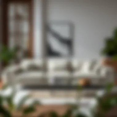 Stylish Triple Sofa Design Elegant triple sofa in a modern living room setting