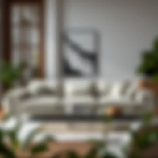 Stylish Triple Sofa Design Elegant triple sofa in a modern living room setting