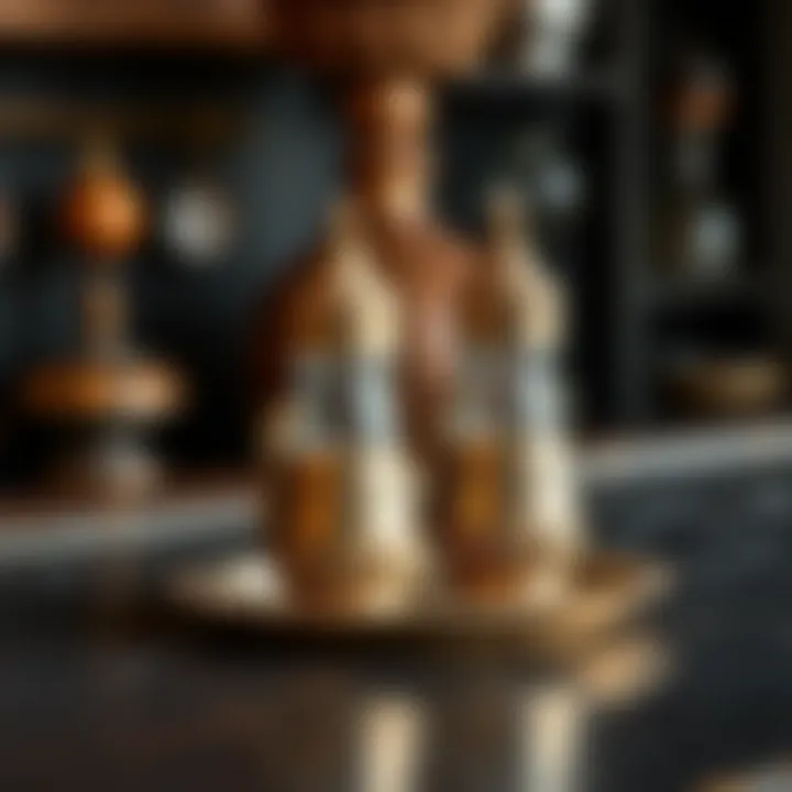 Vintage salt and pepper set showcasing intricate design