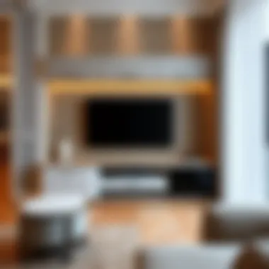 Elegance in Modern Design Elegant TV unit showcasing modern design