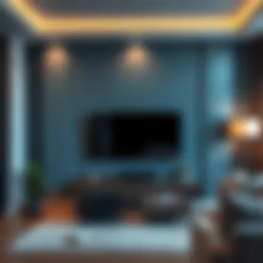 Contemporary Color Palette Contemporary color palette for TV wall design