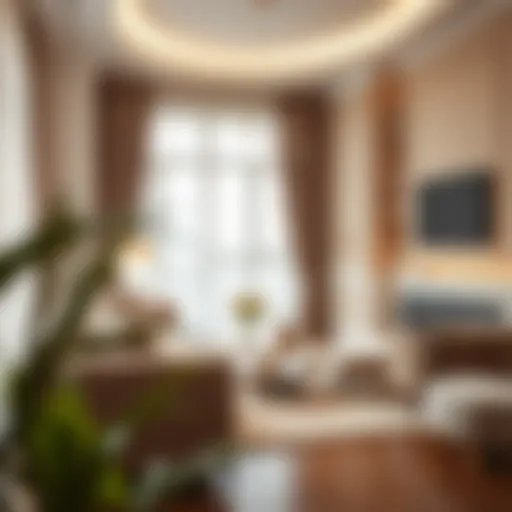 Plush Fabric in Home Decor A cozy living room featuring plush fabric decor