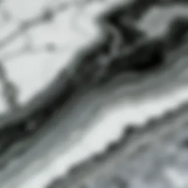 Unique Marble Pattern Close-up of a unique marble pattern showcasing its beauty