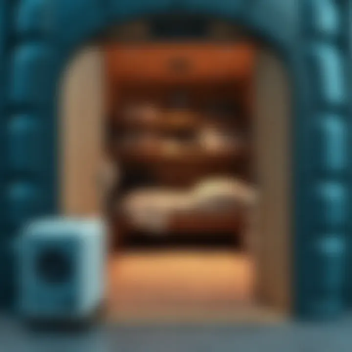 Diverse Materials Used in Vacuum Storage Solutions Visual representation of different types of vacuum storage materials.