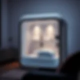 Innovative vacuum storage container showcasing its sleek design.