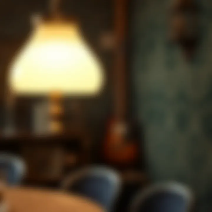 Nostalgic Charm: Vintage Wall Lamp Vintage-style wall lamp enhancing a cozy atmosphere