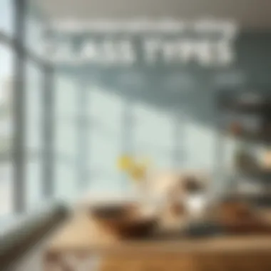 Infographic on glass types and their applications