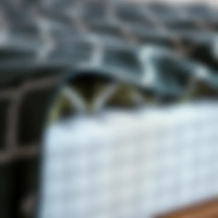 Close-up of waterproof fabric showcasing durability and comfort