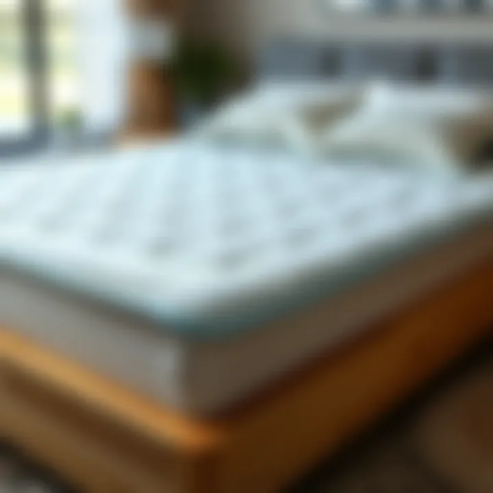 High-quality waterproof mattress protector displaying moisture resistance