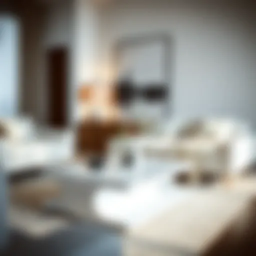 Sleek and Stylish White Coffee Table Elegant white coffee table with modern design