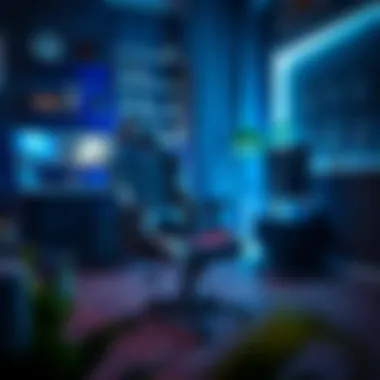 Xdrive in Gaming Environment Xdrive gaming chair in a stylish gaming setup