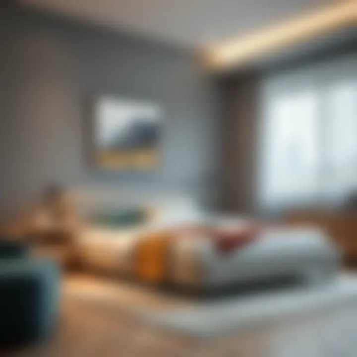 Comfort features highlighted in a bed base set