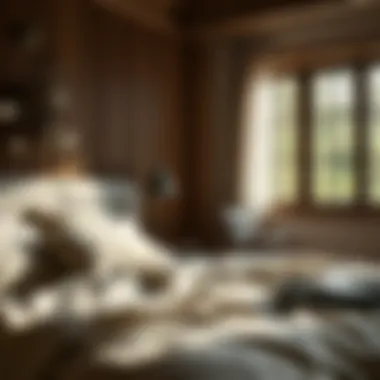 Variety of materials for bed linens and upholstery