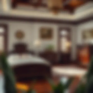 Luxurious wooden bedroom furniture in classic style