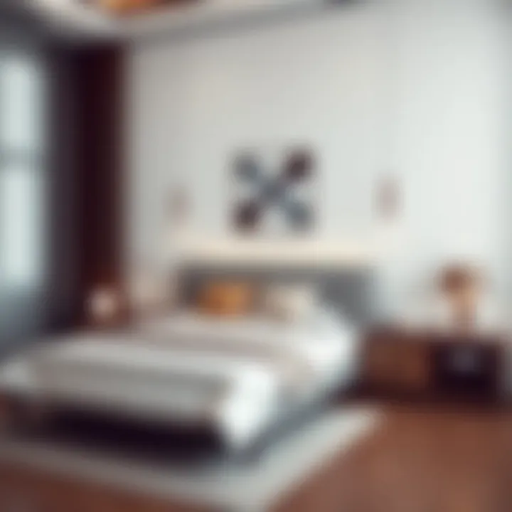 Elegant bedroom set showcasing modern design