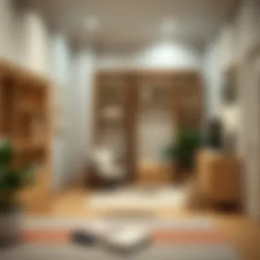 Creative storage solutions in a compact single room