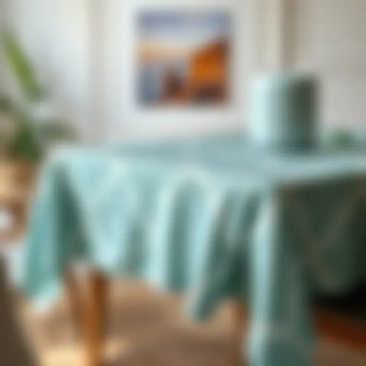 Stylishly Designed PVC Tablecloth Stylishly designed PVC tablecloth for modern homes